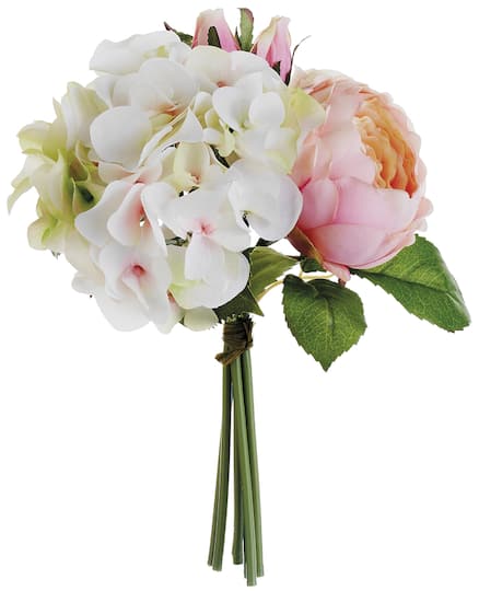 Pink &#x26; Green Hydrangea Rose &#x26; Peony Bouquet